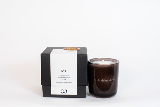 No. 1 Small Glass Candle